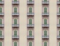 Endless windows facade