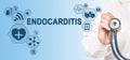 Endocarditis diagnosis medical and healthcare concept. Doctor