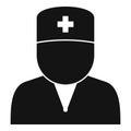 Endocrinologist doctor icon, simple style