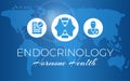 Endocrinology - Hormone Health Medical Background Design