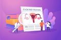 Endometriosis concept vector illustration