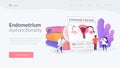 Endometriosis landing page concept