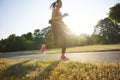 Endorphins during the jogging Royalty Free Stock Photo