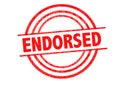 ENDORSED Rubber Stamp