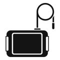 Endoscope examination icon simple vector. Medical health