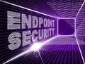 Endpoint Security Safe System Protection 3d Illustration