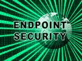 Endpoint Security Safe System Protection 3d Illustration Royalty Free Stock Photo