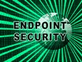 Endpoint Security Safe System Protection 3d Illustration