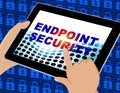 Endpoint Security Safe System Protection 3d Illustration