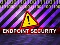 Endpoint Security Safe System Protection 2d Illustration