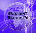 Endpoint Security Safe System Protection 3d Illustration