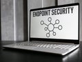 Endpoint security is shown using the text