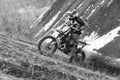EndurÃÂ¾  riders in action. Motocross sport Royalty Free Stock Photo