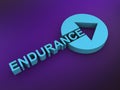 endurance word on purple