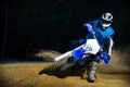 Enduro bike rider Royalty Free Stock Photo