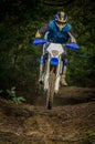 Enduro bike rider