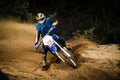 Enduro bike rider