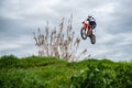 Enduro bike rider