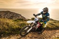 Enduro bike rider