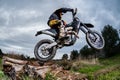 Enduro bike rider