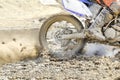 Enduro racer on the track Royalty Free Stock Photo