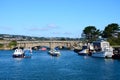 View along the River Axe, Axmouth. Royalty Free Stock Photo