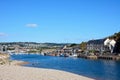 Axmouth harbour mouth and River Axe. Royalty Free Stock Photo