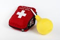 Enema and first aid kit Royalty Free Stock Photo
