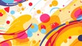 energetic abstract party background