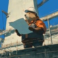 Energetic Beaver Architect, A Construction Dreamer