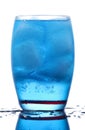 Energetic blue drink