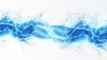 Energetic blue and white abstract energy lines on a soft background