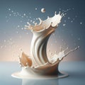 Splash and swirl with a dynamic action