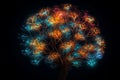 Energetic thinking, glowing brain network in the, m of a tree, the concept of consciousness, artificial intelligence. Generative A