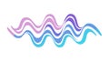Energetic Wavy Lines Abstract Gradient Pattern, Dynamic Vector, vector design Generative AI Royalty Free Stock Photo