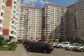 Energia Residental Complex in Korolyov city. Royalty Free Stock Photo