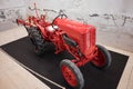 Detail of Energic 511 - 6V tractor in red color, it is a rare French machine