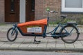 Energie Advies Amsterdam Cargo Bike At Amsterdam The Netherlands 20-9-2022 Royalty Free Stock Photo