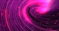 Energy abstract purple swirling curved swirl lines of glowing bright magical