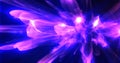 Energy abstract purple waves of magic and electricity iridescent glowing liquid