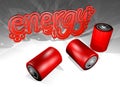 Energy batteries Royalty Free Stock Photo