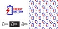 Energy batteries logo template. Battery icon and battery power, lightning flash. Royalty Free Stock Photo