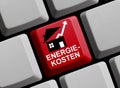 Energy Costs german - Tips online 3d illustration