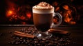 energy dark coffee drink mocha