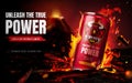 Energy drink ad composition