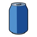 energy drink blue can