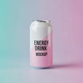 Energy Drink Can Mockup Royalty Free Stock Photo