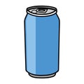 energy drink metallic can