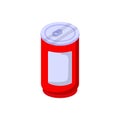 Energy drink vector flat color icon Royalty Free Stock Photo