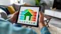 The energy efficiency app.AI generated image Royalty Free Stock Photo